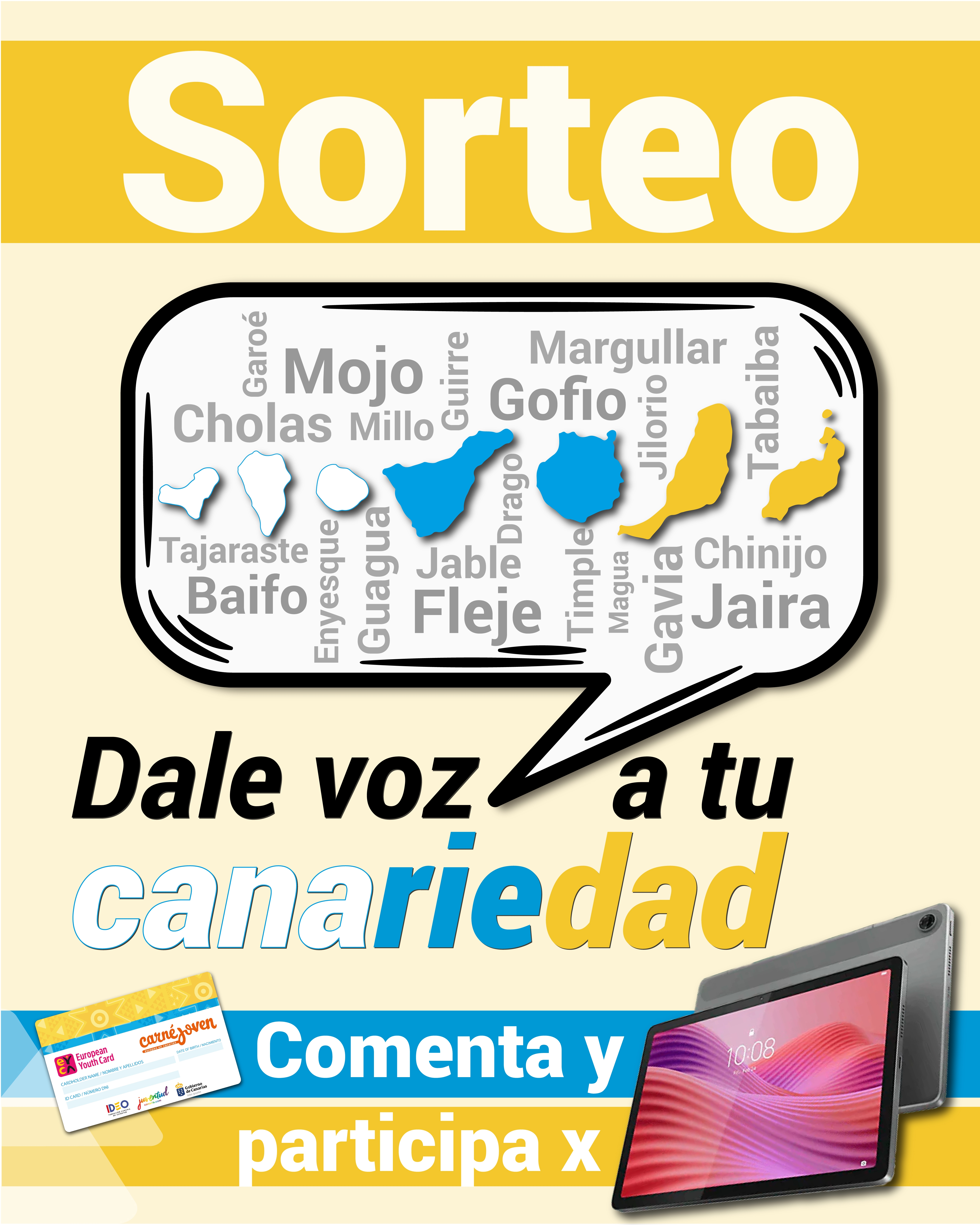 Sorteo - Dale Voz a Tu Canariedad